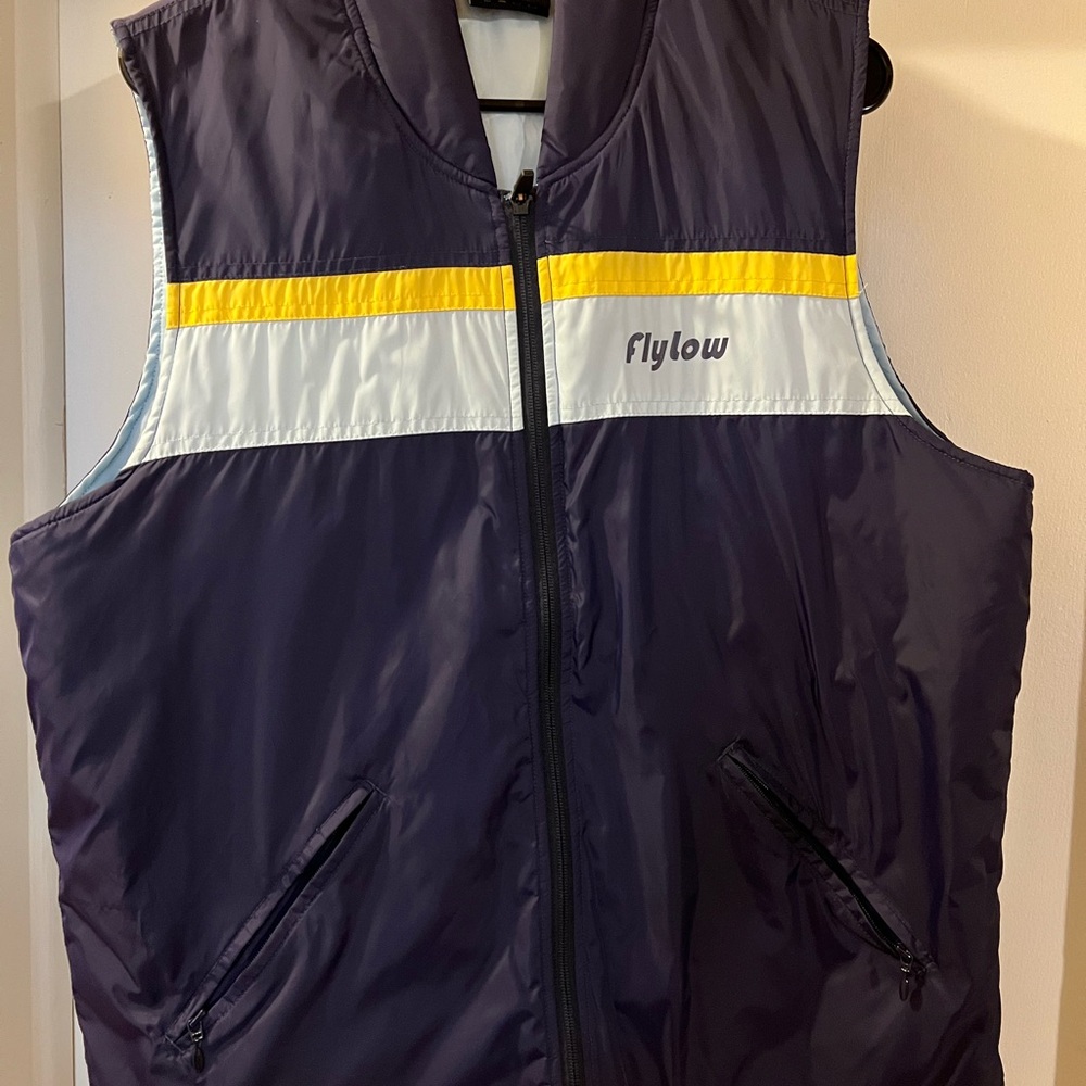 Retro Flylow Women's Navy Puffer Vest